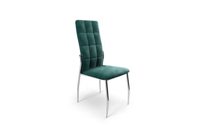 K416 Židle tmavě zelená velvet