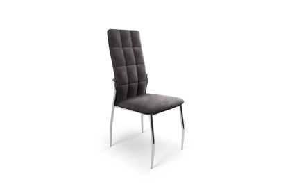 K416 szék - hamu bársony 
