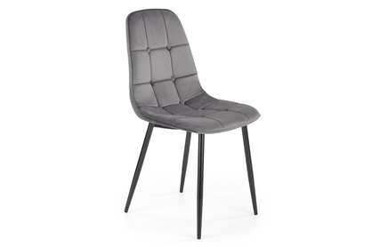 Čalouněná židle K417 - popelavá