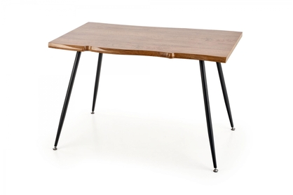 Jedálenský stôl Larson 120x80 cm - prírodná / čierna