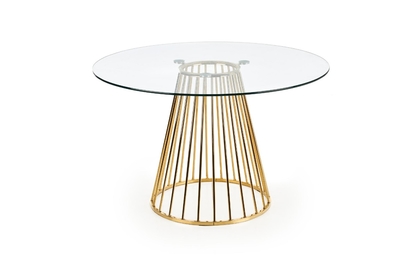 stôl Liverpool - Transparentný / zlaté