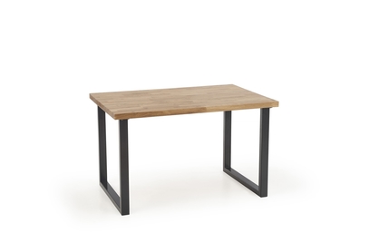 Jedálenský stôl Radus 120x78 cm - dub prírodný / čierna