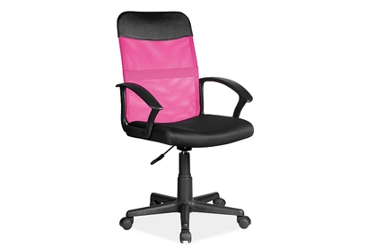 Židle kancelářská Q-702 růžový/Černý 
