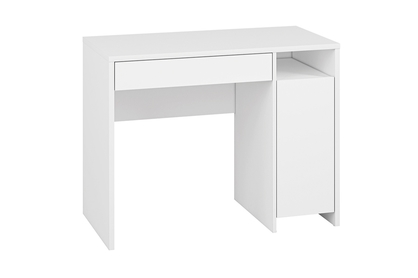 Písací stôl wolnostojace Kendo 02 z szuflada 102 cm - Biely