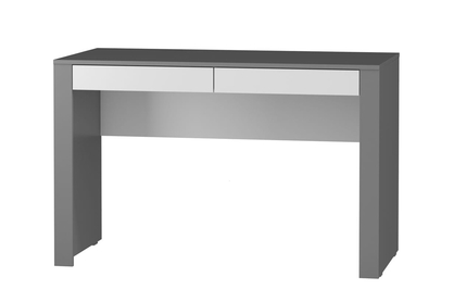 Psací stůl se zásuvkami Alabama ABB-1 Bílý mat / šedý mat