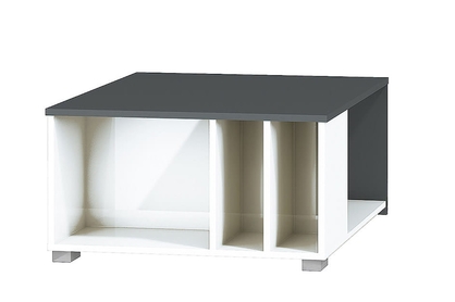 Konferenční stolek Thea White WHST-3 Antracitová / Bílý mat