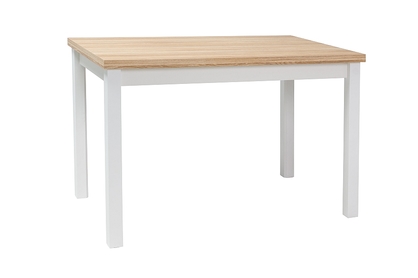 Stôl ADAM dub WOTAN /biely MAT 100x60 
