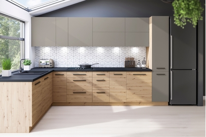 Bucătărie Langen - Complet 210x330cm - Mobilier de bucătărie complet