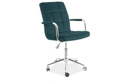 Židle kancelářské Q-022 VELVET  Zelený BLUVEL 78