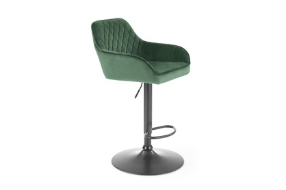 H103 Barová židle tmavě zelená