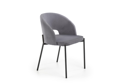 K455 Stolička sivá