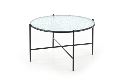 Konferenční stolek Rosalia - transparentní / černá