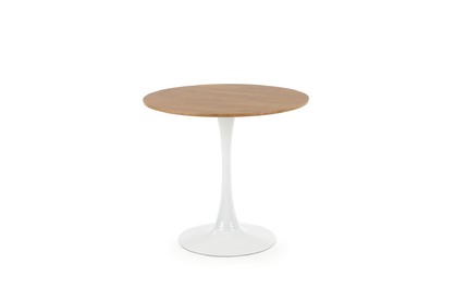 STING stůl Deska - přírodní, noha - Bílý