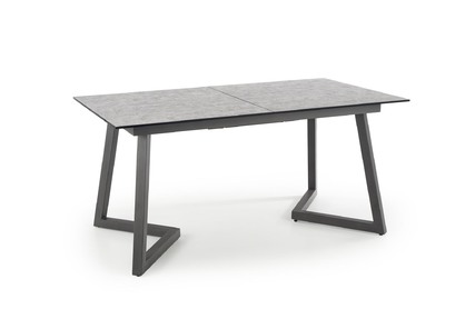 TIZIANO stôl rozkládací, Pracovná doska - svetlý popol / tmavý popol, Nohy - tmavý popol
