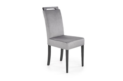 CLARION 2 szék - fekete, kárpitozott: MONOLITH 85 (hamu)