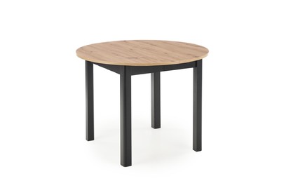 RINGO asztal - asztalap színe: kézműves tölgy, lábak - fekete 