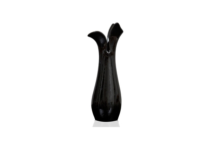 Dekoratívna keramická váza Negro 13 Čierny