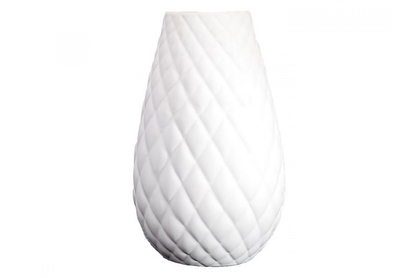 Dekorativní keramická váza LINA 2 Bílá