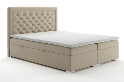 Boxspring posteľ s úložným priestorom Ofelia 140x200