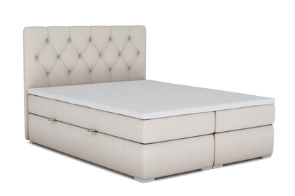 Boxspring postel s úložným prostorem Izyda 140x200