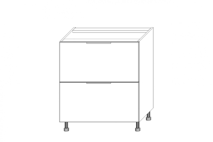 KAMMONO DSS70/2PL - dolná skrinka na varnú dosku - P2 i K2 BLACK