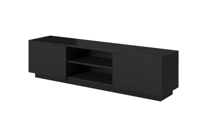 TV skříňka Loftia Mini - Černý/Černý mat