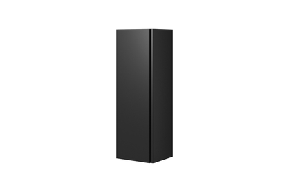 Závesná vertikálna skrinka Loftia - čierny/čierny mat
