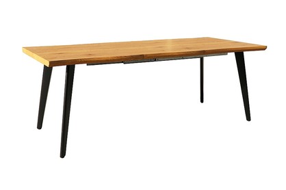 Stôl rozkladany Fresno 150-210x90 - Dub / čierny Nohy