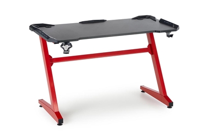 Písací stôl B49 - čierna / červená
