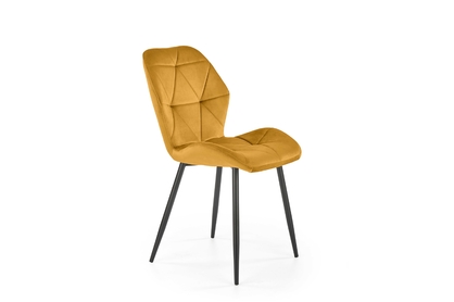Čalouněné křeslo Jasminio - hořčicový samet Bluvel 68