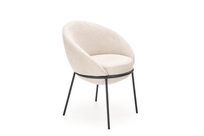 Čalúnená stolička K482 škrupinová - béžová