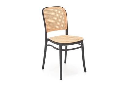 K483 szék - natúr/fekete