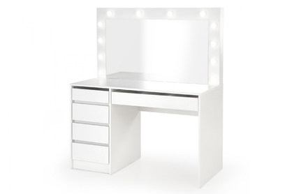 HOLLYWOOD XL fésülködőasztal - 120 cm - fehér 