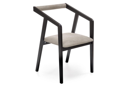 Moderná stolička AZUL - čierna / sivá