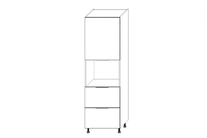 Vysoká kuchyňská skříň Kammono K2 SDP60SS2 pro vestavbu trouby