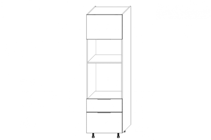 Vysoká kuchyňská skříň Kammono K2 SPM60SS2/71 pro vestavbu trouby a mikrovlnné trouby
