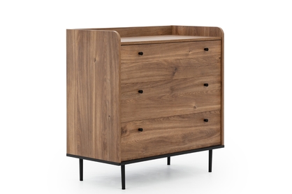 Komoda Kastelio 90 cm s zásuvkami - brandy castello