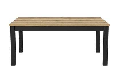Stôl do jedálne Olin 94 - 180x95 cm - Dub grand prírodné / Čierny