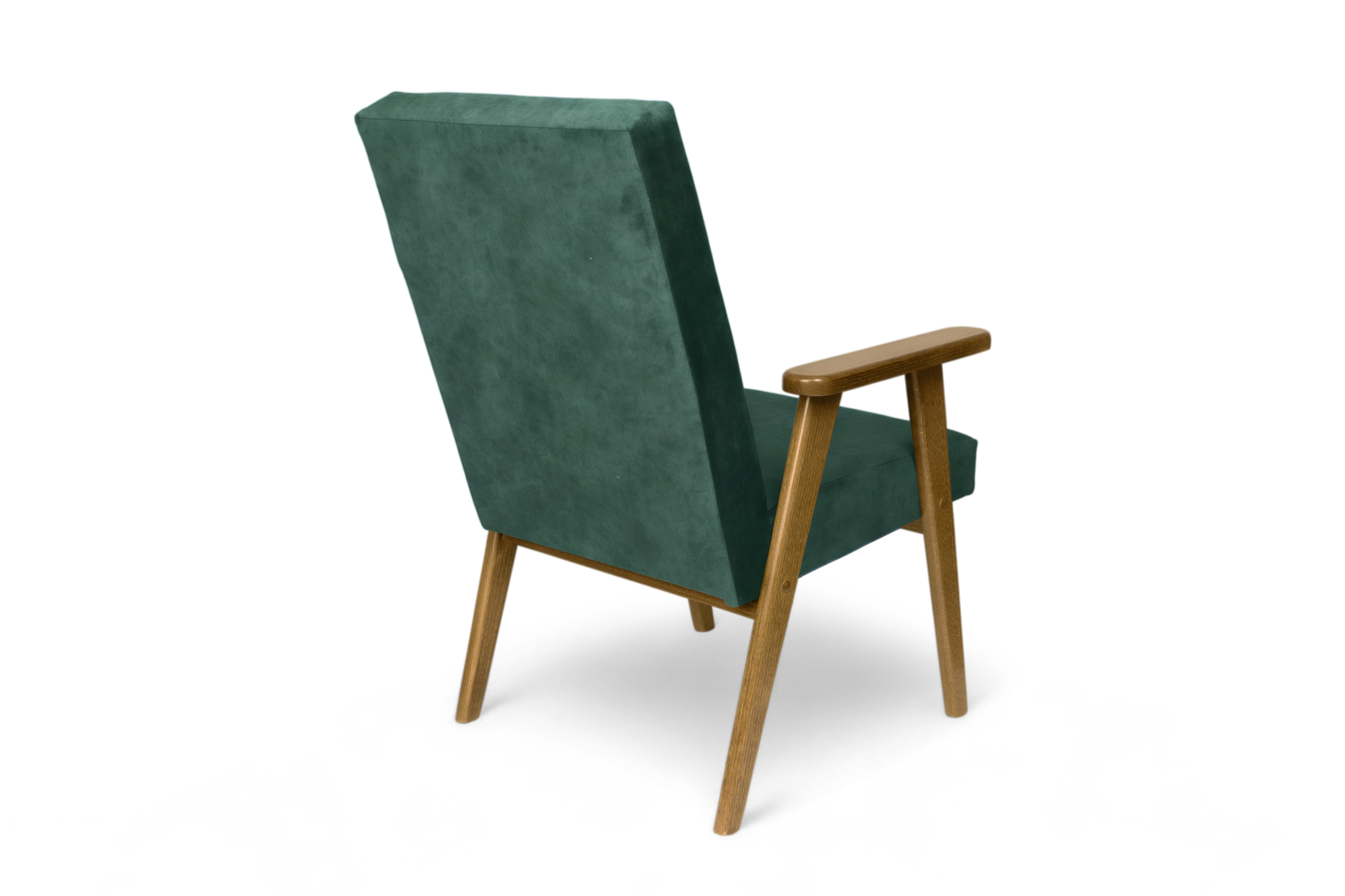 Křeslo klubové PRL - zelená welwet latwoczyszczacy Zetta 298 / tmavý rustikal   Křeslo klubové PRL - zelená welwet snadno čistitelný Zetta 298 / tmavý rustikal 