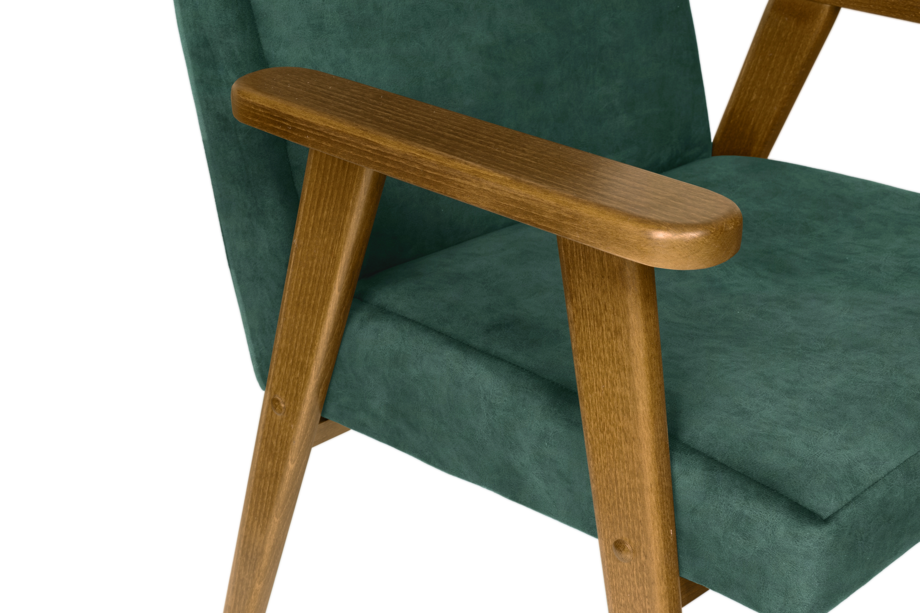 Křeslo klubové PRL - zelená welwet latwoczyszczacy Zetta 298 / tmavý rustikal   Křeslo klubové PRL - zelená welwet snadno čistitelný Zetta 298 / tmavý rustikal 