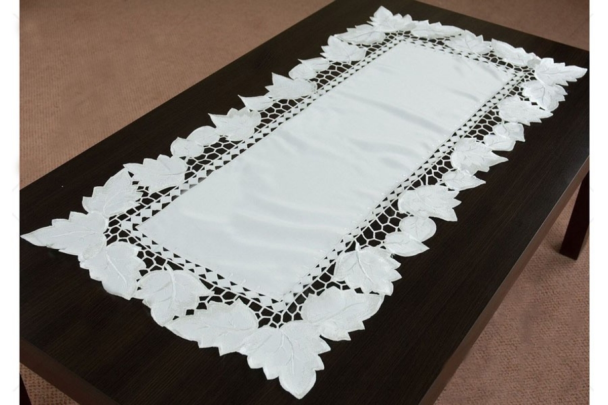 Ubrus 415A - 150x220 cm - ecru Ubrus 415A 150x220 