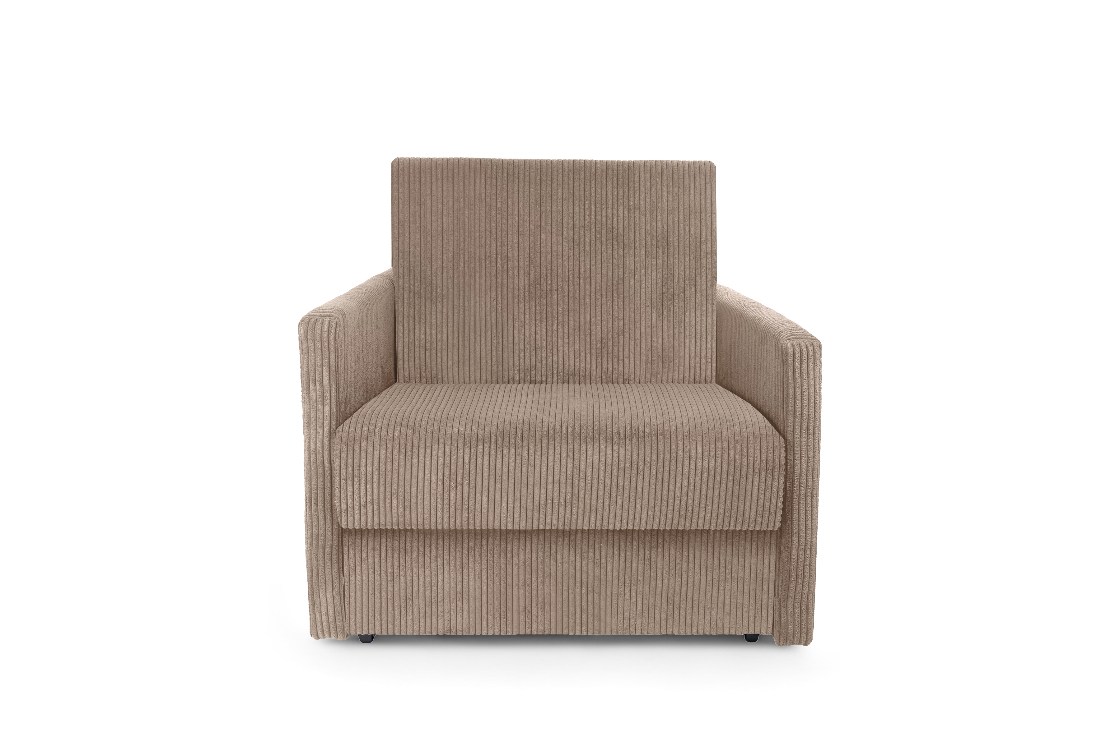 Rozkládací pohovka Jolka 70 - béžový manšestr Lincoln 17  Pohovka rozkladana Amerykanka Jolka 70 - béžová manšestr Lincoln 17 