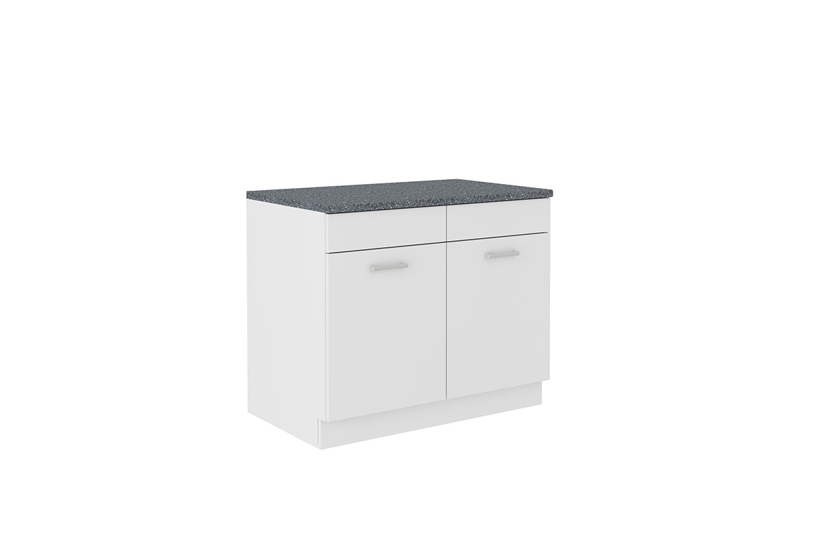 Kuchyňská linka Mirana 2,5 m - bílý laminát Skříňka kuchyňská pod zlewozmywak Mirana SPUB 100 - Bílý Laminát