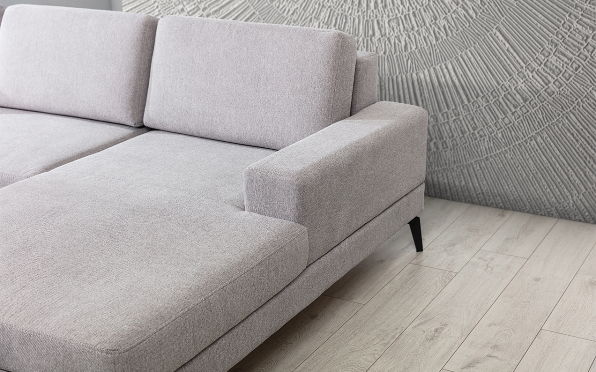 Rozkládací rohová sedací souprava Elentio Mini Rohová sedací souprava s funkcí spaní Elentio Mini