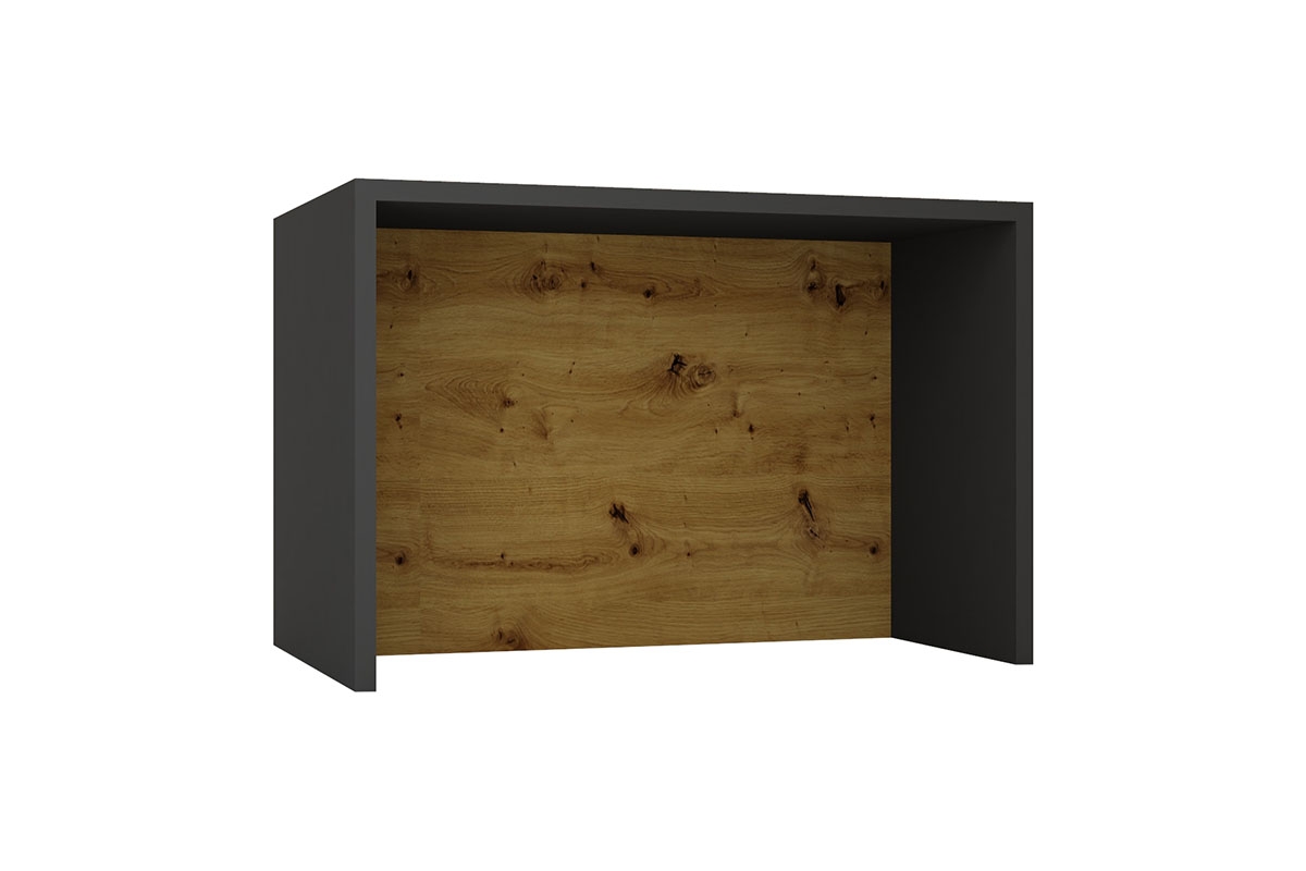 Wyspa kuchyňská Stolkar 120 cm - šedá grafit / dub artisan Wyspa kuchyňská Bez skříněk 120 cm - šedý grafit / Dub artisan