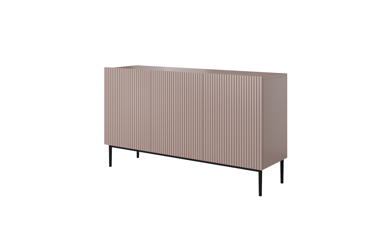 Komoda Nicole 150 cm - staroružová / čierné nožky  Komoda Nicole 150 cm - staroružová / čierné nožky 