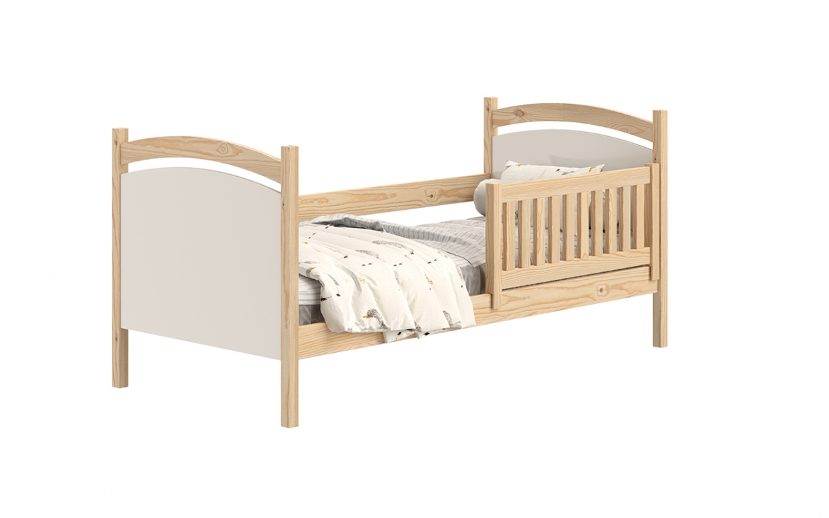 postel dětské s tabulí na suché mazání Amely - Barva Borovice, rozměr 80x190 postel dětské ze zdejmowana barierka zabezpieczajaca