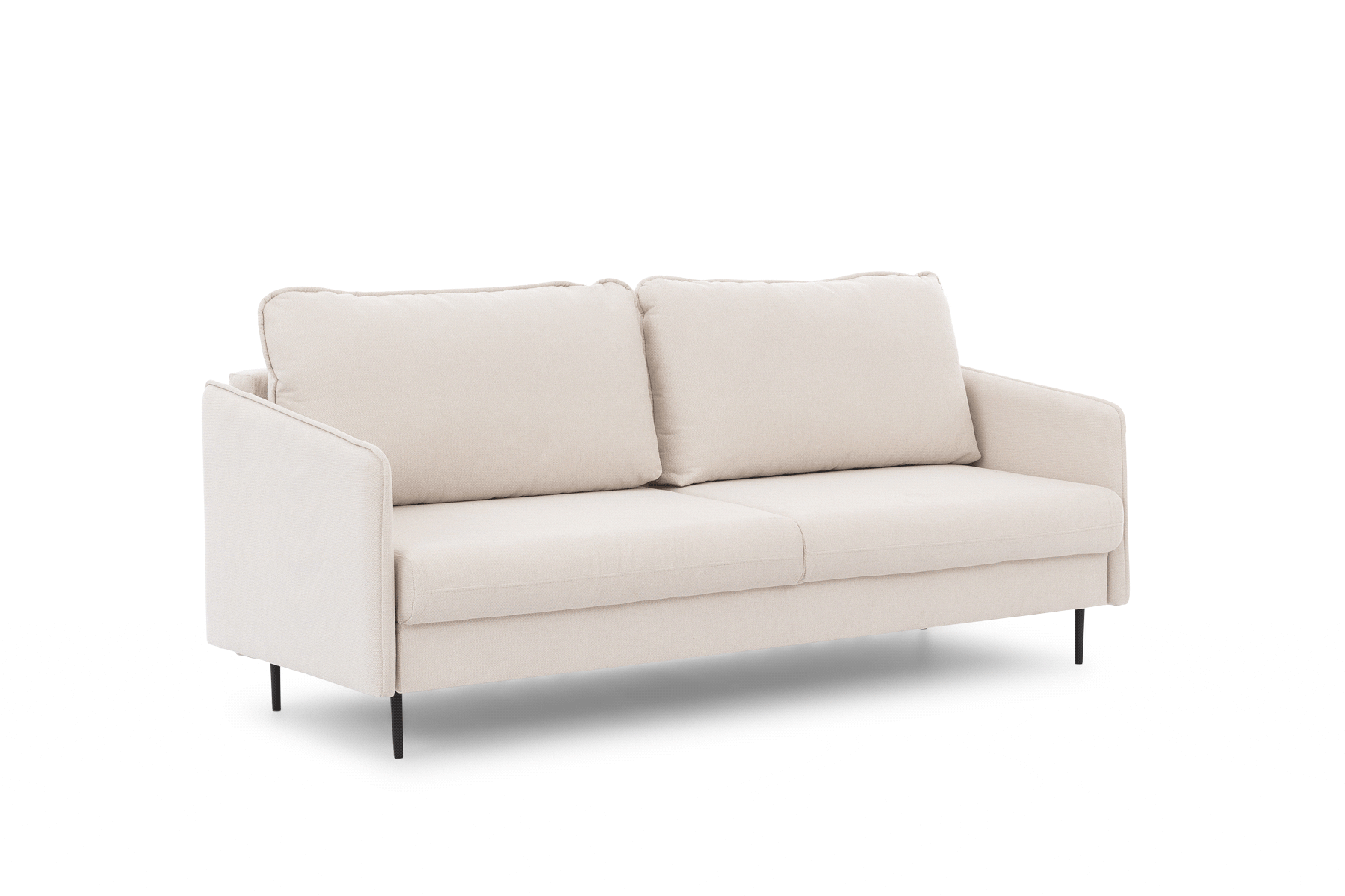 Taila kinyitható kanapé - Loft 01, fekete lábak  Taila kinyitható kanapé