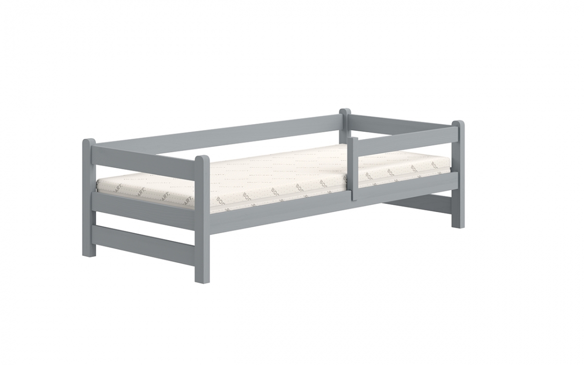 Detská posteľ prízemná Alis DP 018 - šedý, 80x180 Detská posteľ prízemná Alis DP 018 - Farba šedý 