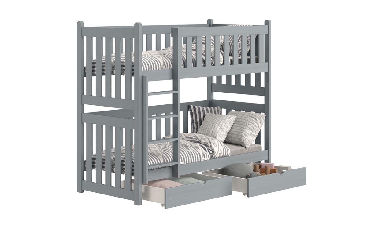 postel patrová  Swen PP 026 - šedý, 80x180 postel patrová  Swen PP 026 - Barva šedý 